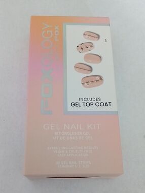 Foxology Semi Cured Gel Nail Strips Kit- Zen